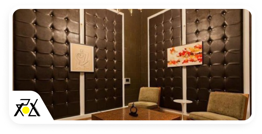 دیوار پوش چرمی